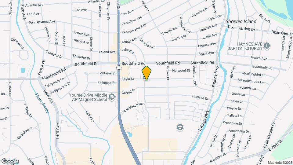 5745 Roma Dr Map and Location Details