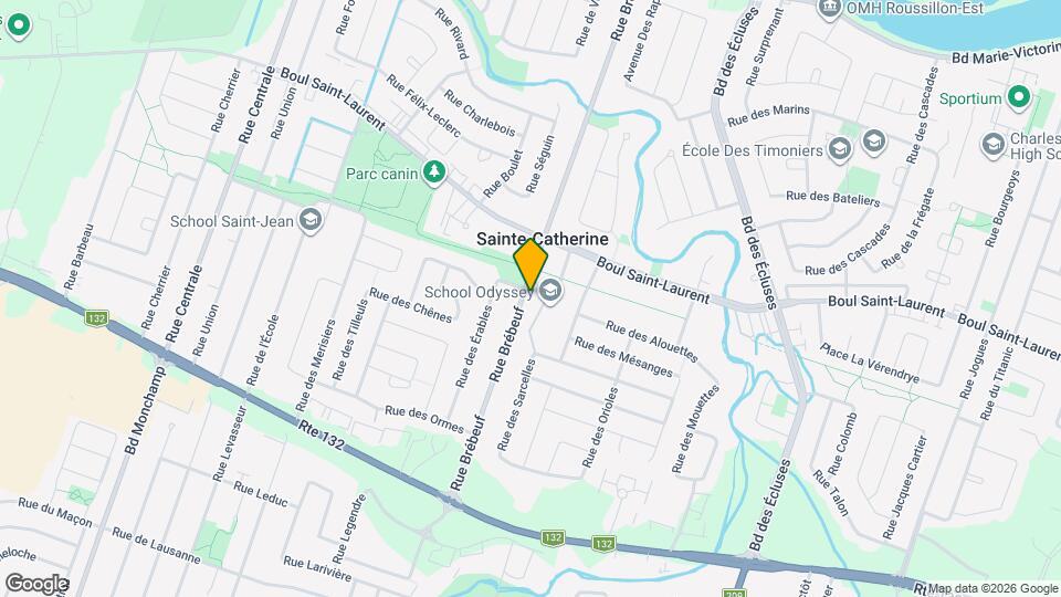 1065 Brebeuf St Map and Location Details