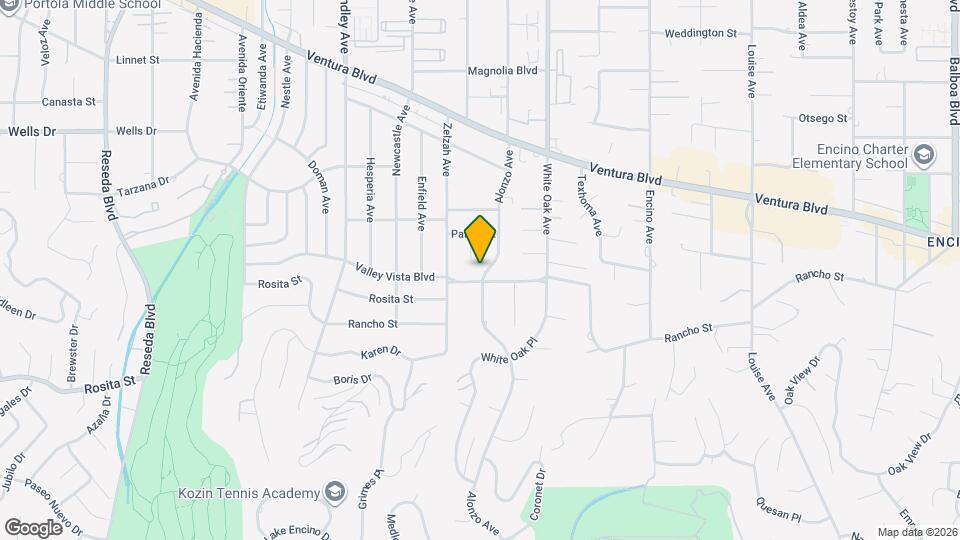 4841 Alonzo Ave Map and Location Details