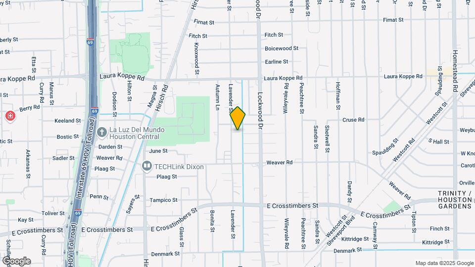 8312 Lavender St Map and Location Details