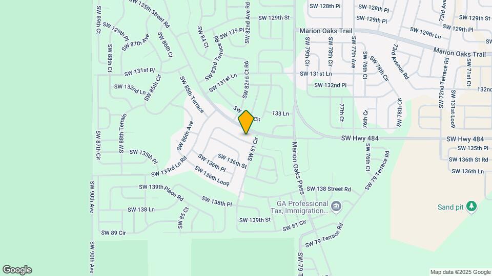 8221 SW 135th Loop Map and Location Details