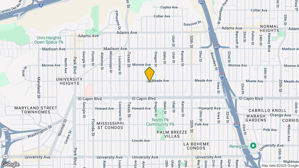 4385 Hamilton St Map and Location Details