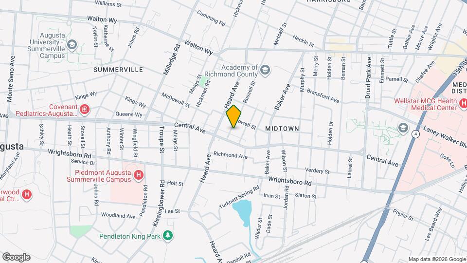 1114 Russell St Map and Location Details