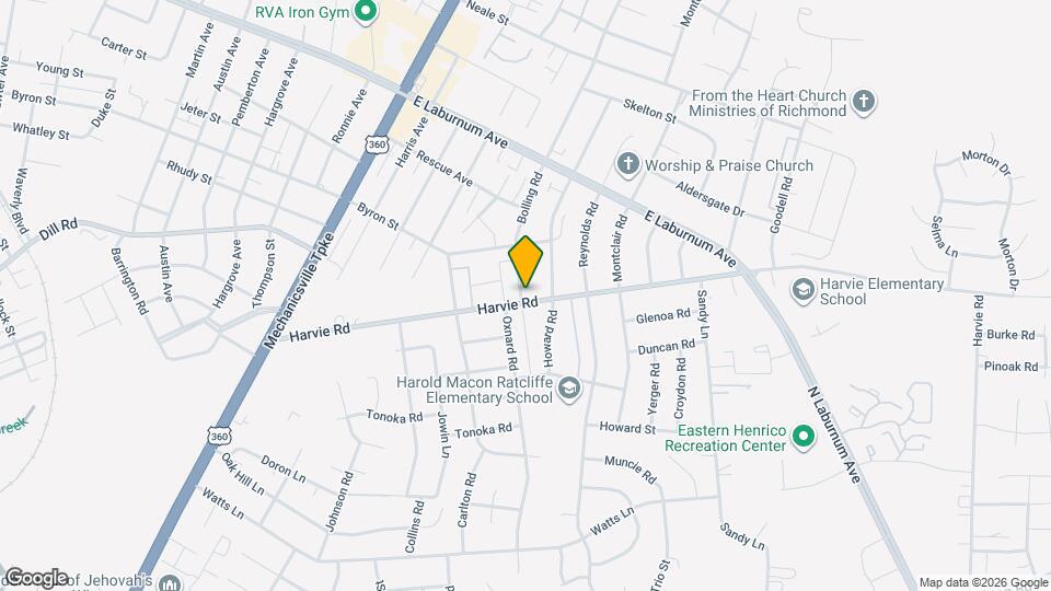 3503 Bolling Rd Map and Location Details