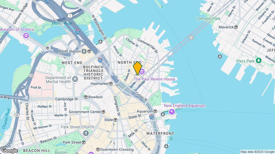 287 Hanover St, Unit 9 Map and Location Details