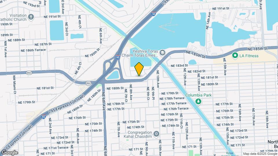 840 NE 182nd St Map and Location Details