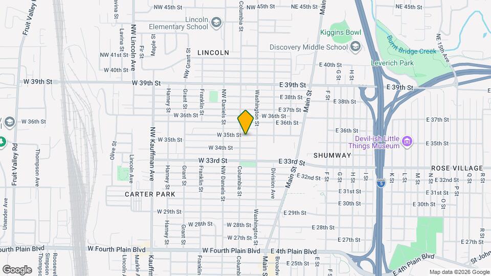 217 W 35th St Map and Location Details