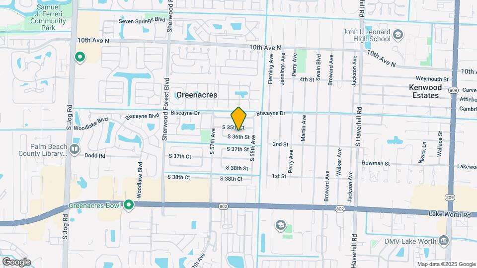 5581 S 36th St Map and Location Details