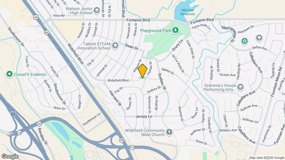 310 Fairfax St Map and Location Details