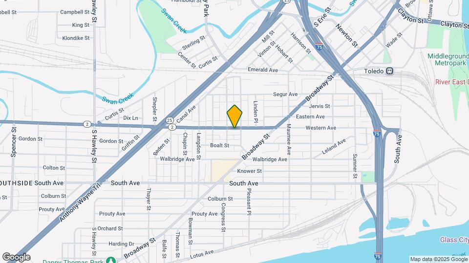 641 Western Ave Map and Location Details