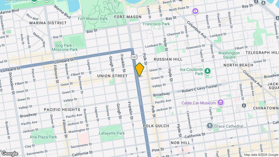 2418 Van Ness Ave Mapa y Detalles de la Ubicación