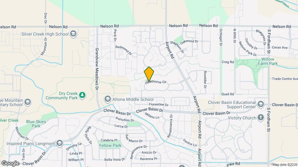 3974 Hawthorne Cir Map and Location Details