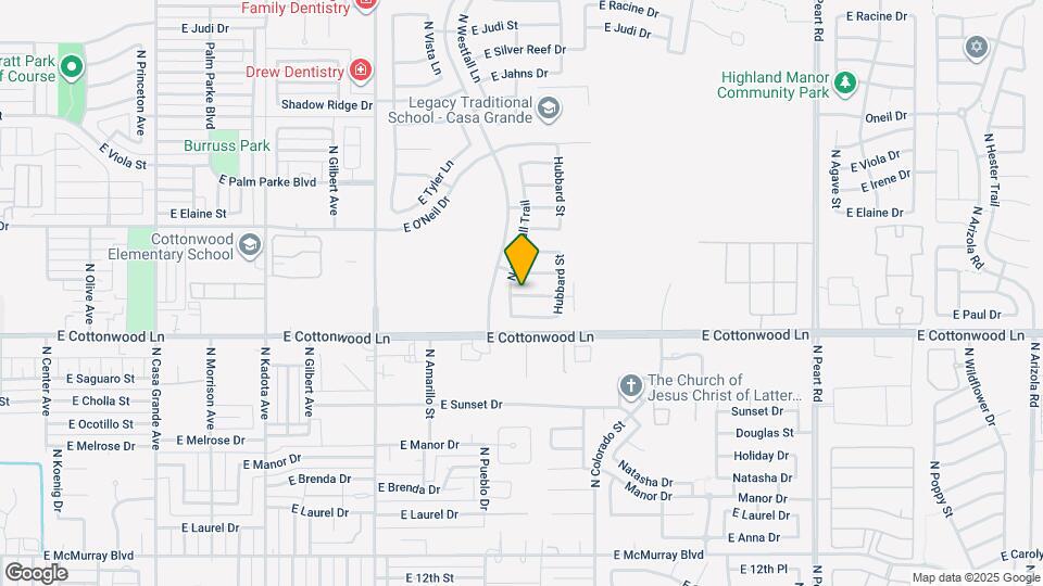 1230 E Lee Pl Map and Location Details