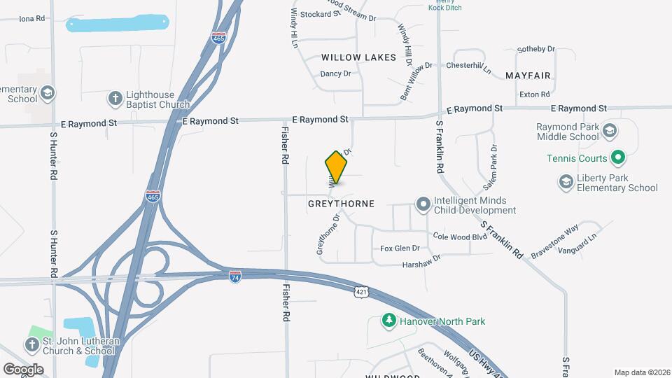 2377 Willowview Dr Map and Location Details