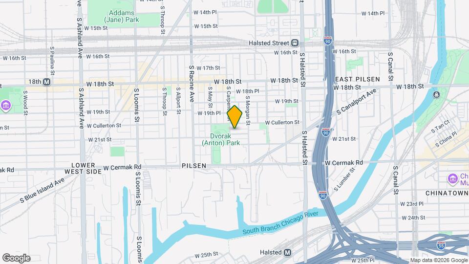 1028 W 20th Pl Mapa y Detalles de la Ubicación