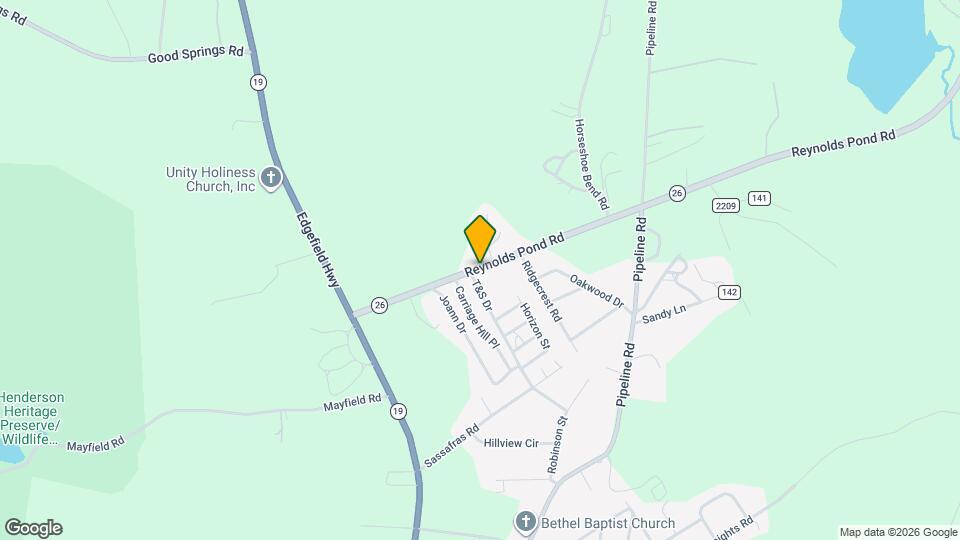 1066 Reynolds Pond Rd Map and Location Details