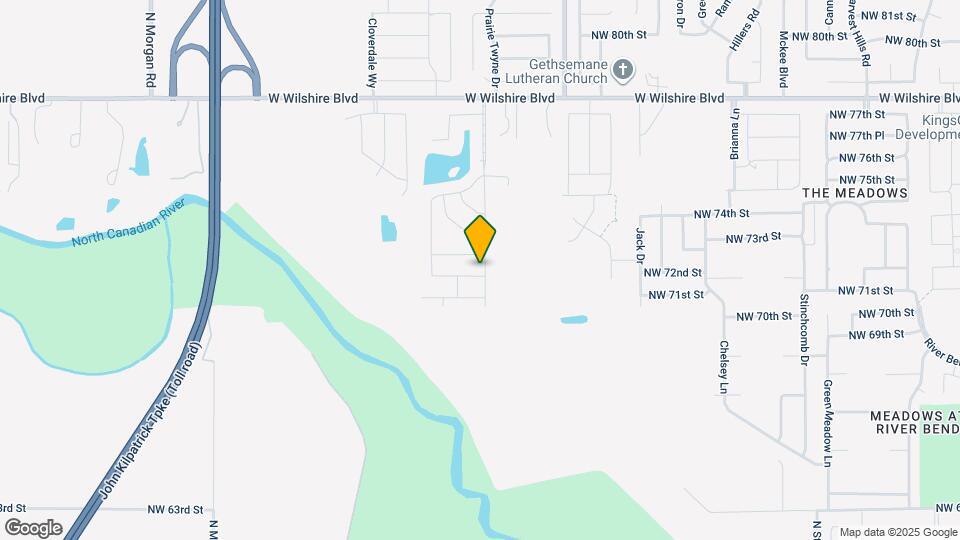 7201 Meadow Lake Dr Mapa y Detalles de la Ubicación