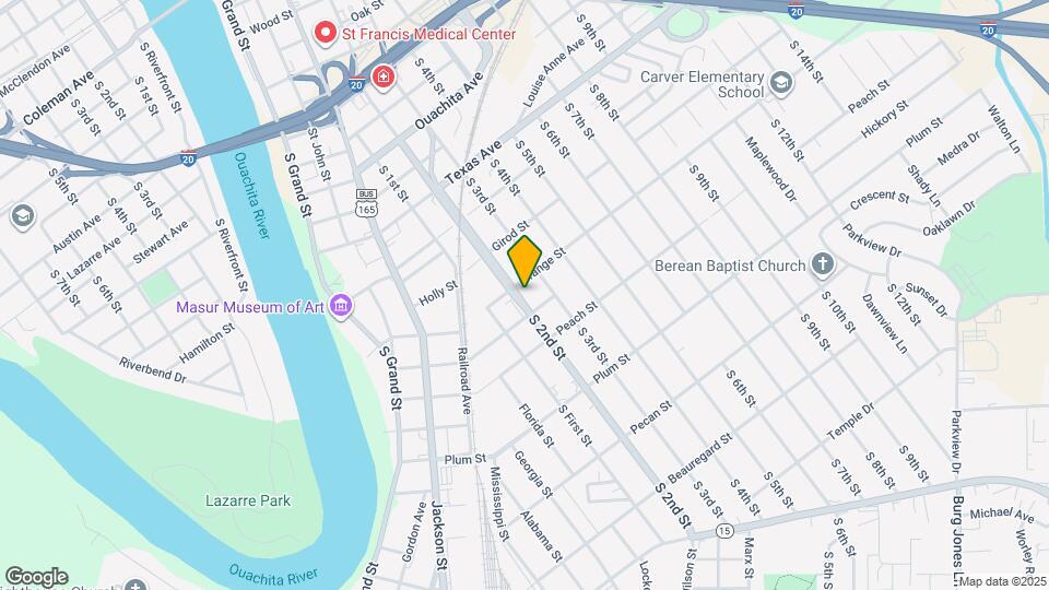 805 S 2nd St Map and Location Details