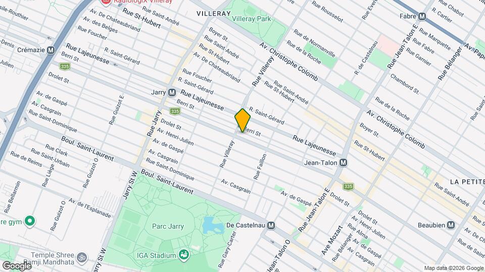 7661-7675 Saint-Denis Map and Location Details