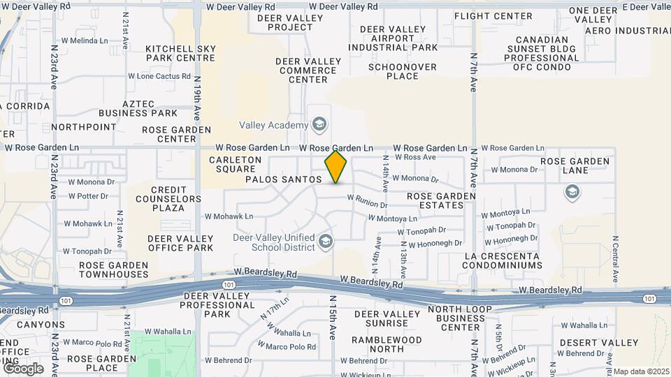 1473 W Mohawk Ln Map and Location Details