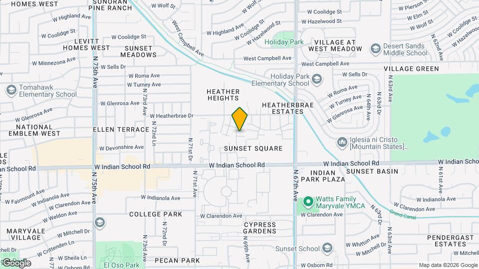 6912 W Devonshire Ave Map and Location Details