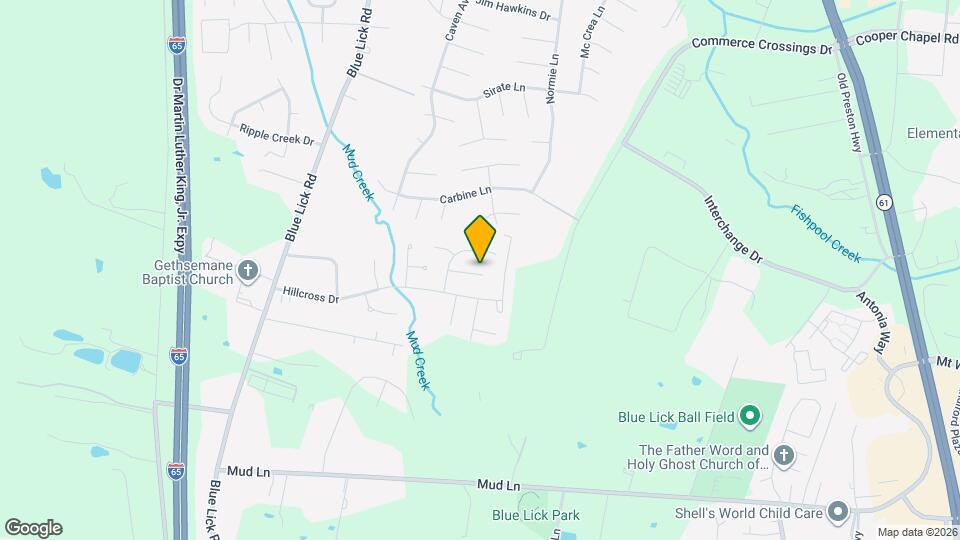 4011 Cedarway Ct Map and Location Details