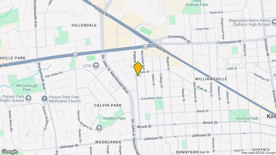 423 Palace Rd Map and Location Details