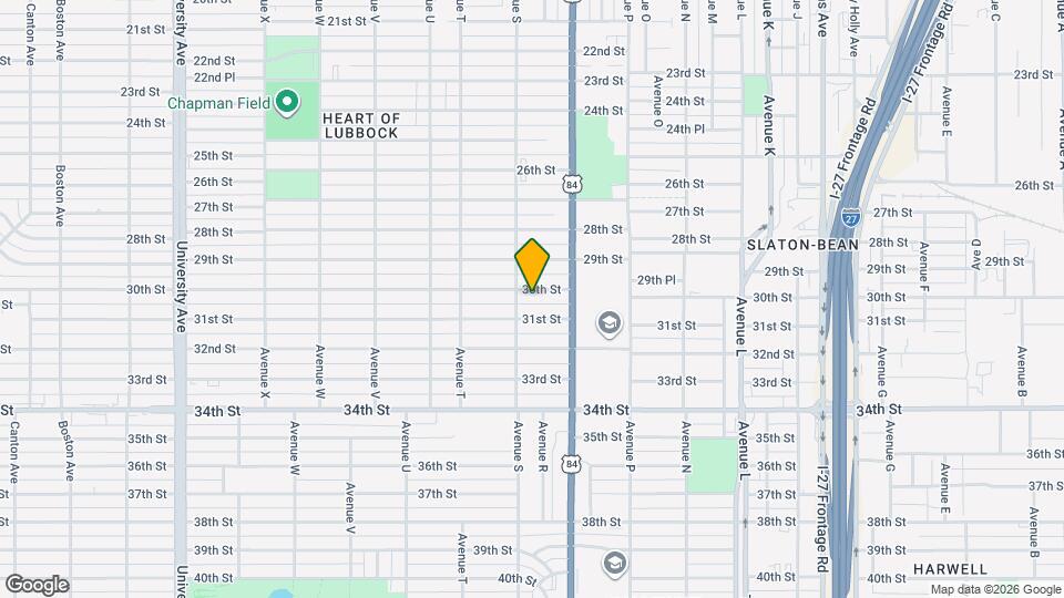 1717 30th St Map and Location Details