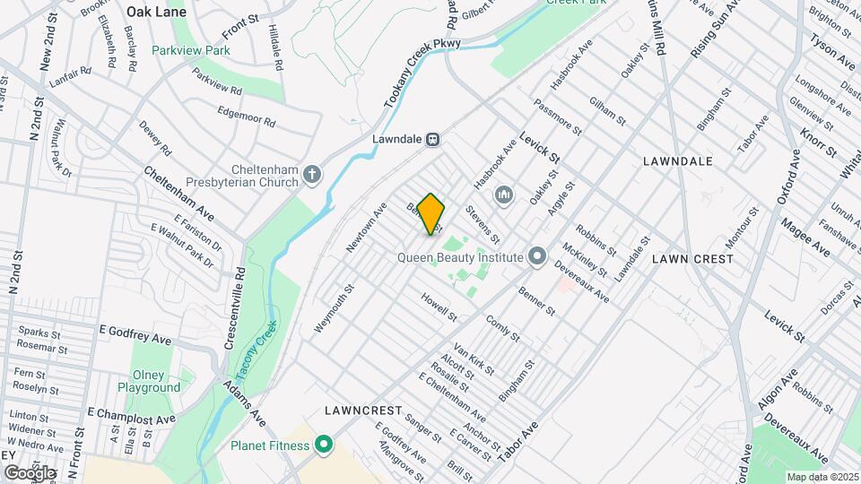 6034 Hasbrook Ave Map and Location Details