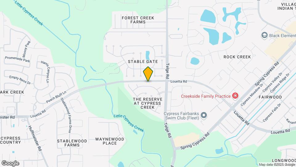 15238 Springhill Bend Ln Map and Location Details