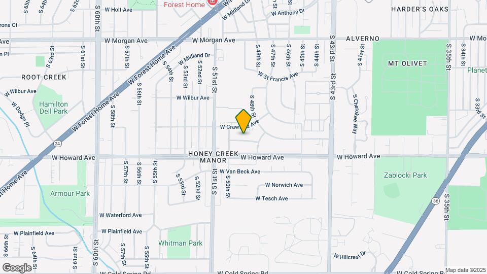 4902 W Lynndale Ave Map and Location Details