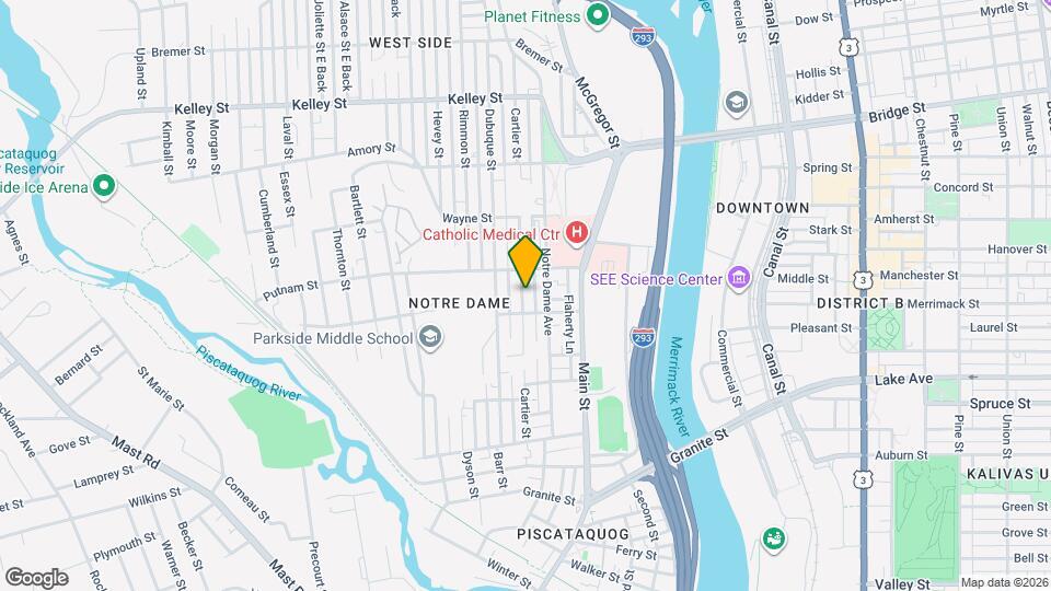 201 Cartier St, Unit Unit 3 Mapa y Detalles de la Ubicación