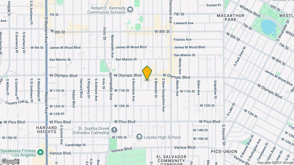 1029 Catalina St Map and Location Details