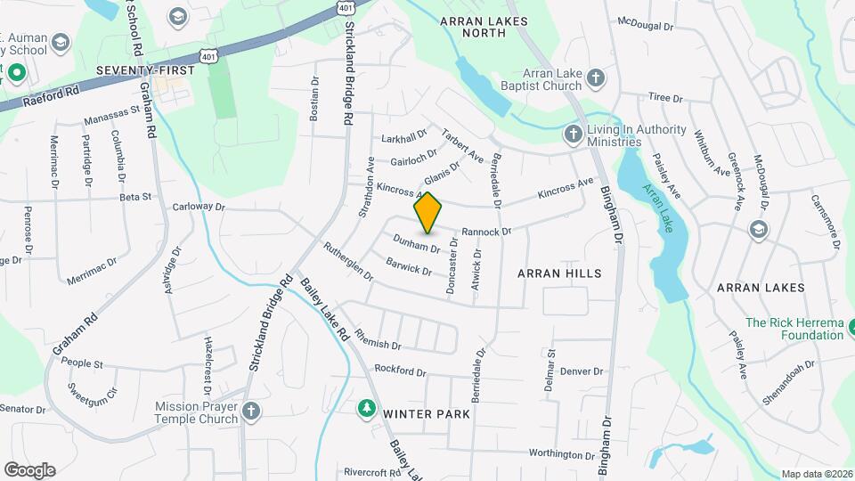 6408 Dunham Dr Map and Location Details