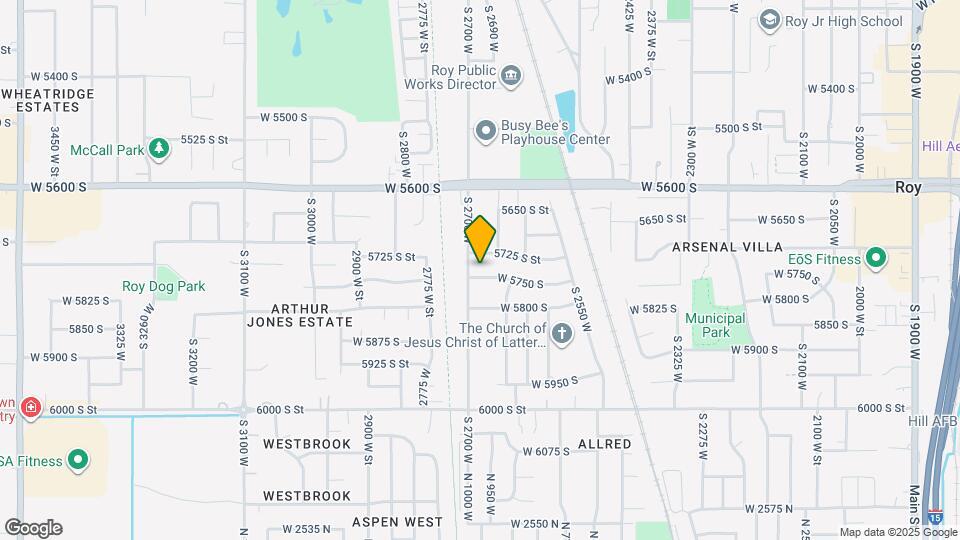 2672 W 5750 S, Unit 2672 Mapa y Detalles de la Ubicación
