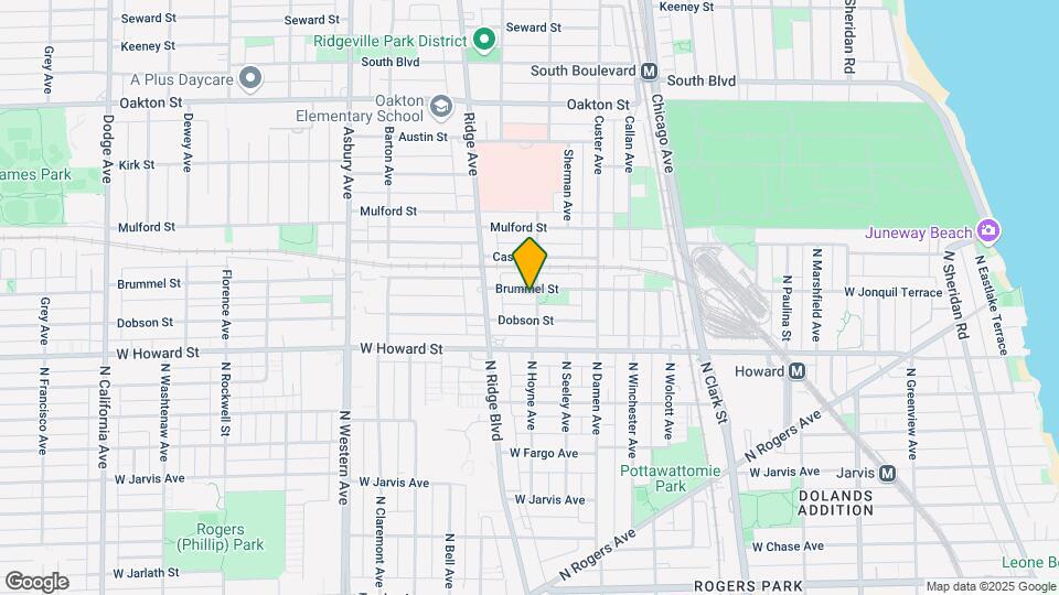 802 Brummel St Map and Location Details