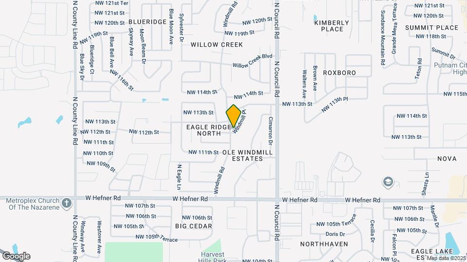 11301 Windmill Pl Map and Location Details