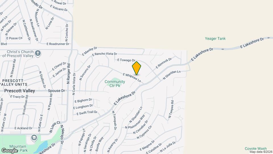 9540 E Whipsaw Ln Mapa y Detalles de la Ubicación
