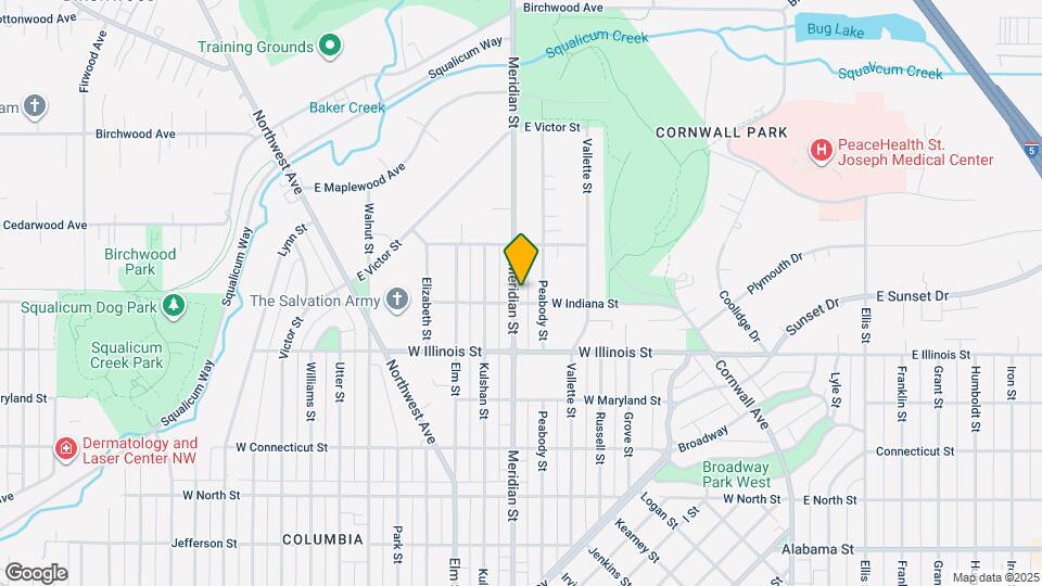 3004 Meridian St Map and Location Details