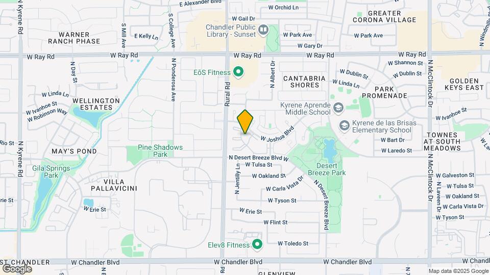 4909 W Joshua Blvd Mapa y Detalles de la Ubicación