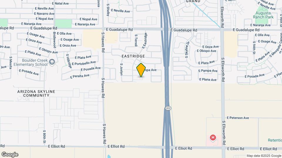 8629 E Posada Ave Map and Location Details