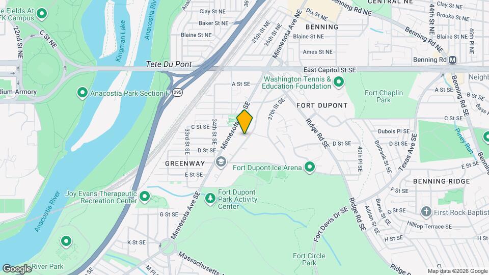317 Anacostia Rd SE Map and Location Details