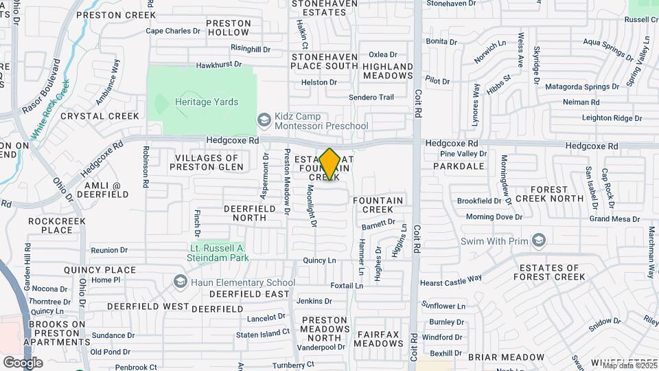4325 Palmdale Dr Map and Location Details