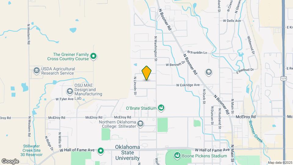 1001 W Will Rogers Dr Map and Location Details