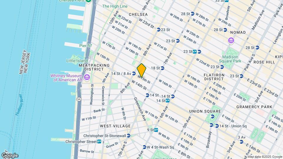 236 W 15th St Map and Location Details