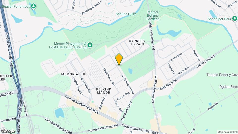 21734 N Werrington Way Map and Location Details