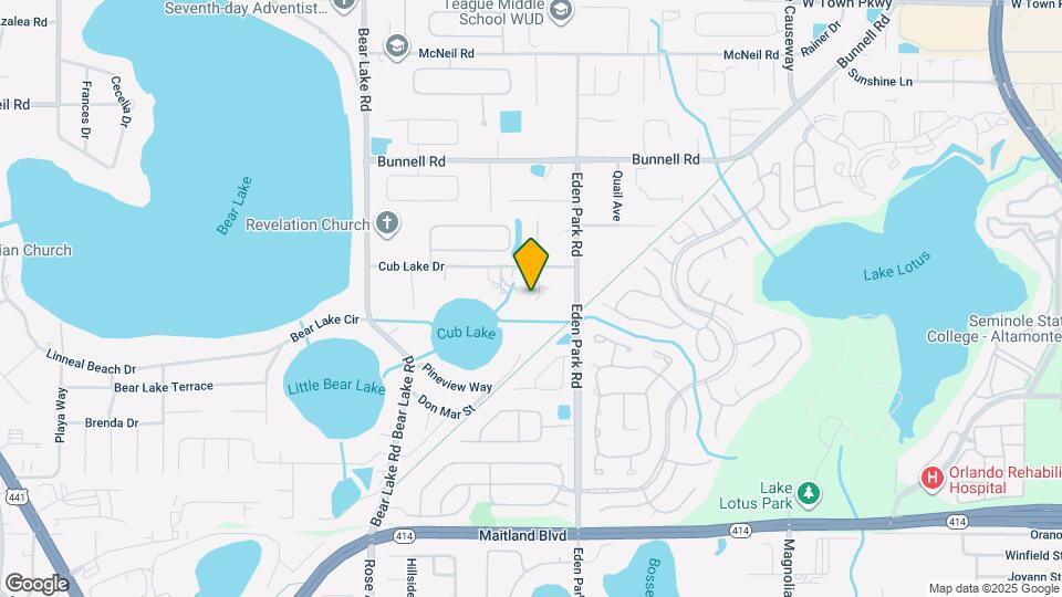 5020 Cub Lake Dr Map and Location Details