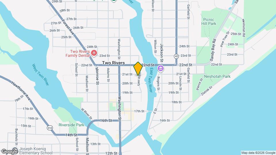 2012 E River St Map and Location Details