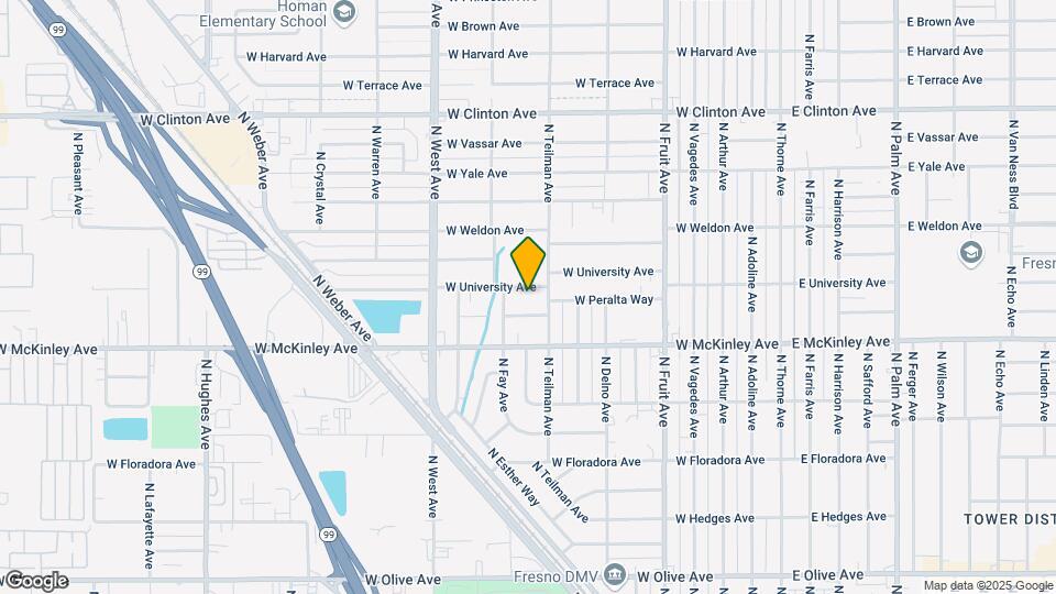 931 W University Ave Mapa y Detalles de la Ubicación