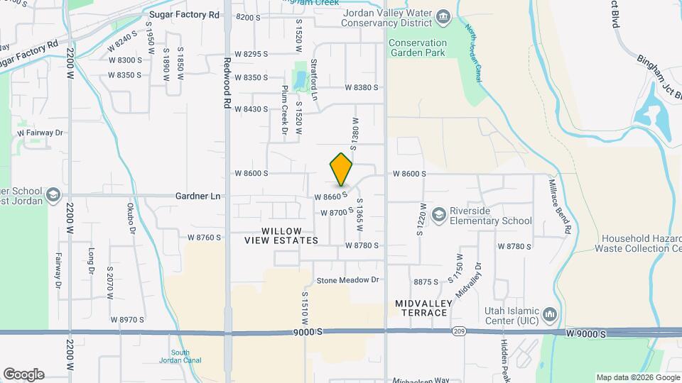 1412 W 8660 S Mapa y Detalles de la Ubicación